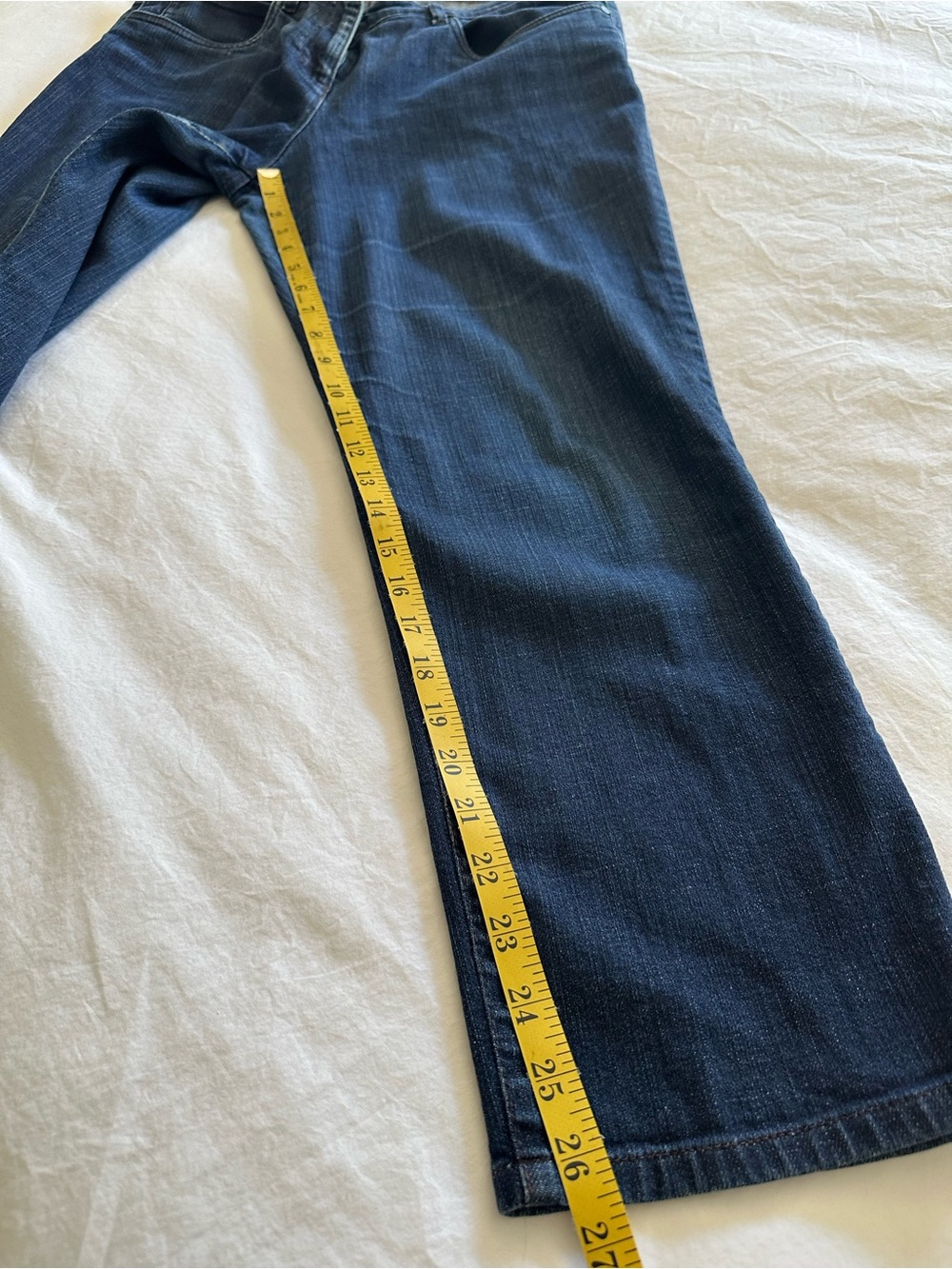 Eileen Fisher Dark Indigo Straight-Leg Jeans, size 12 - Picture 10 of 13